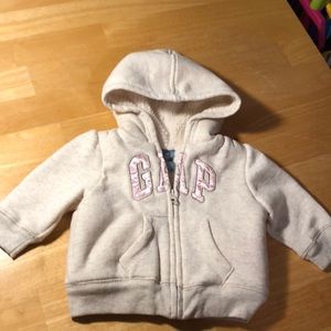 Gap zipper sweatshirt